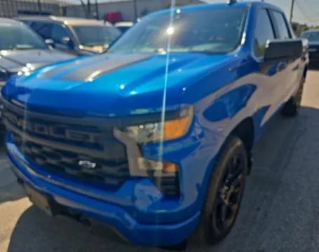 Blue 2023 Chevrolet Silverado 1500 Custom for sale in Leesville, LA