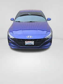 Photos of 2021 Hyundai Elantra Hybrid Blue for sale in Auburn, WA at Auburn Hyundai