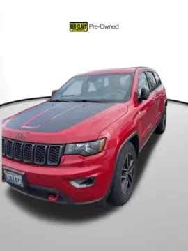 Red 2018 Jeep Grand Cherokee Trailhawk for sale in Auburn, WA