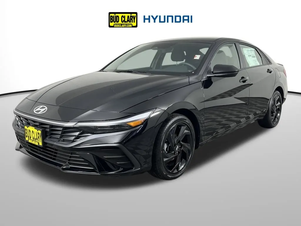 Black 2026 Hyundai Elantra Hybrid SEL Sport for sale in Auburn, WA