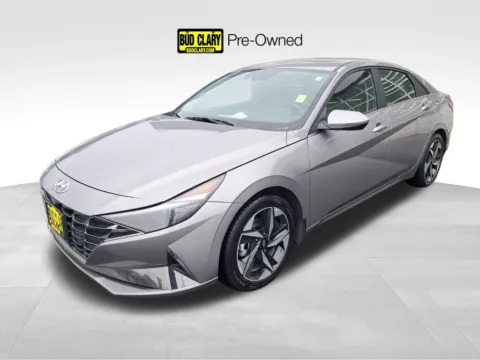 Silver 2023 Hyundai Elantra Hybrid Limited for sale in Auburn, WA