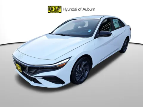 White 2025 Hyundai Elantra Hybrid SEL Sport for sale in Auburn, WA