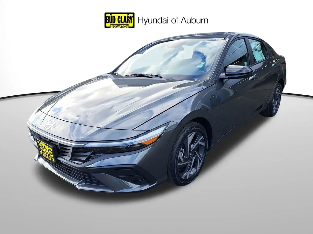 Gray 2025 Hyundai Elantra Hybrid SEL Sport for sale in Auburn, WA