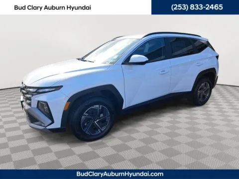 White 2025 Hyundai Tucson Hybrid Blue for sale in Auburn, WA