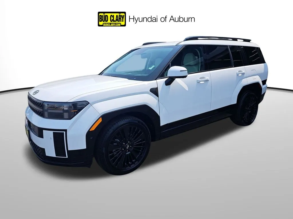 White 2025 Hyundai Santa Fe Hybrid Calligraphy for sale in Auburn, WA