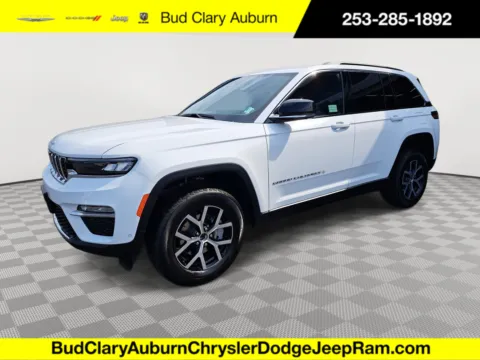 White 2025 Jeep Grand Cherokee Limited for sale in Auburn, WA