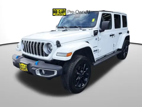 White 2024 Jeep Wrangler Sahara 4xe for sale in Auburn, WA