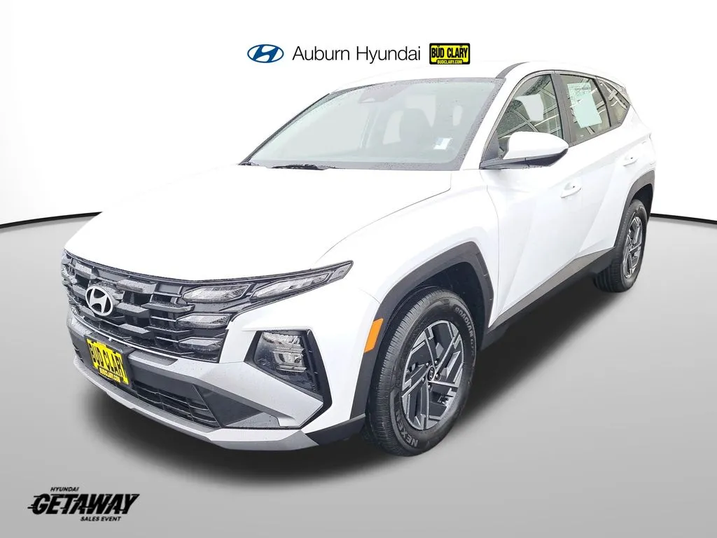 White 2026 Hyundai Tucson Hybrid Blue for sale in Auburn, WA