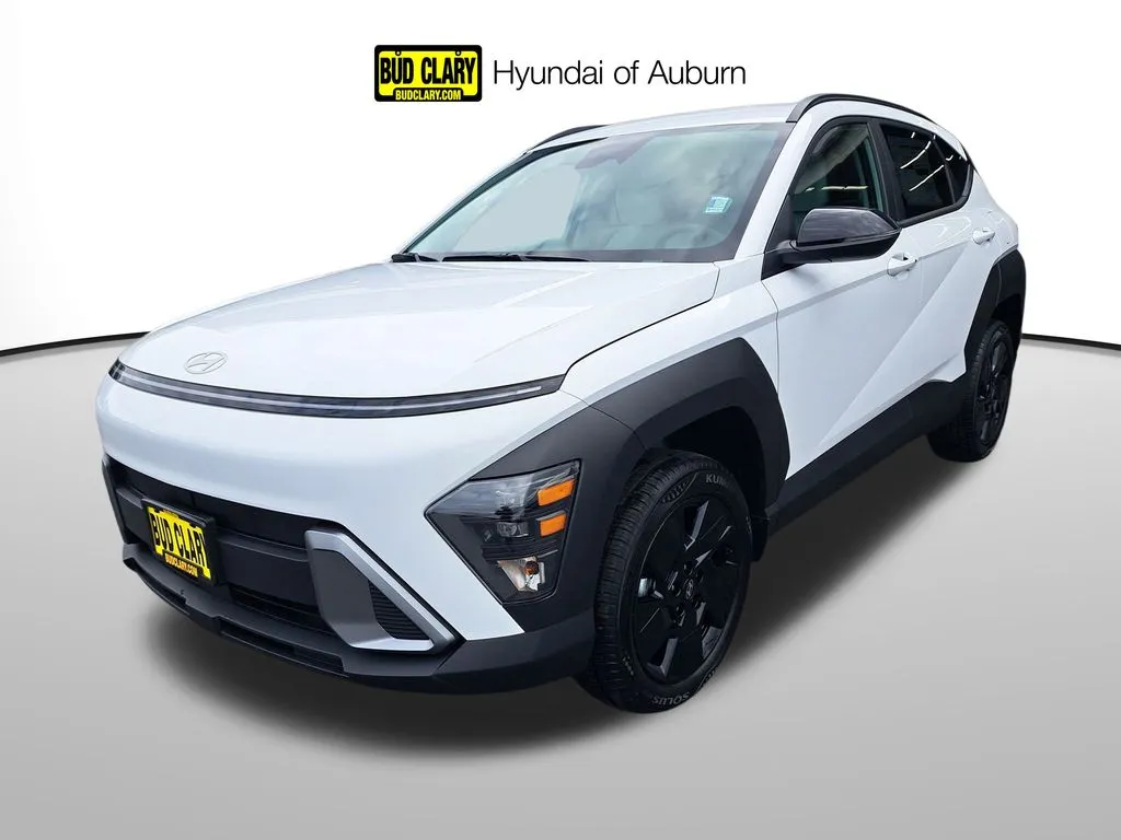 White 2026 Hyundai Kona SEL Sport for sale in Auburn, WA