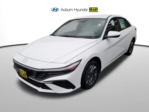 White 2026 Hyundai Elantra Hybrid Blue for sale in Auburn, WA
