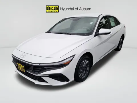 White 2026 Hyundai Elantra Hybrid Blue for sale in Auburn, WA