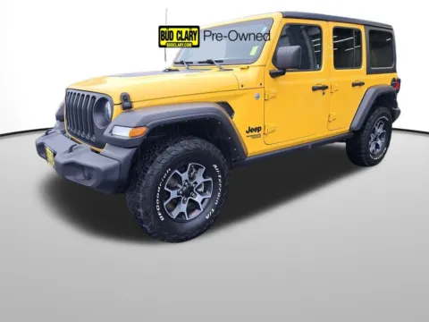 Yellow 2021 Jeep Wrangler Unlimited Sport S for sale in Auburn, WA