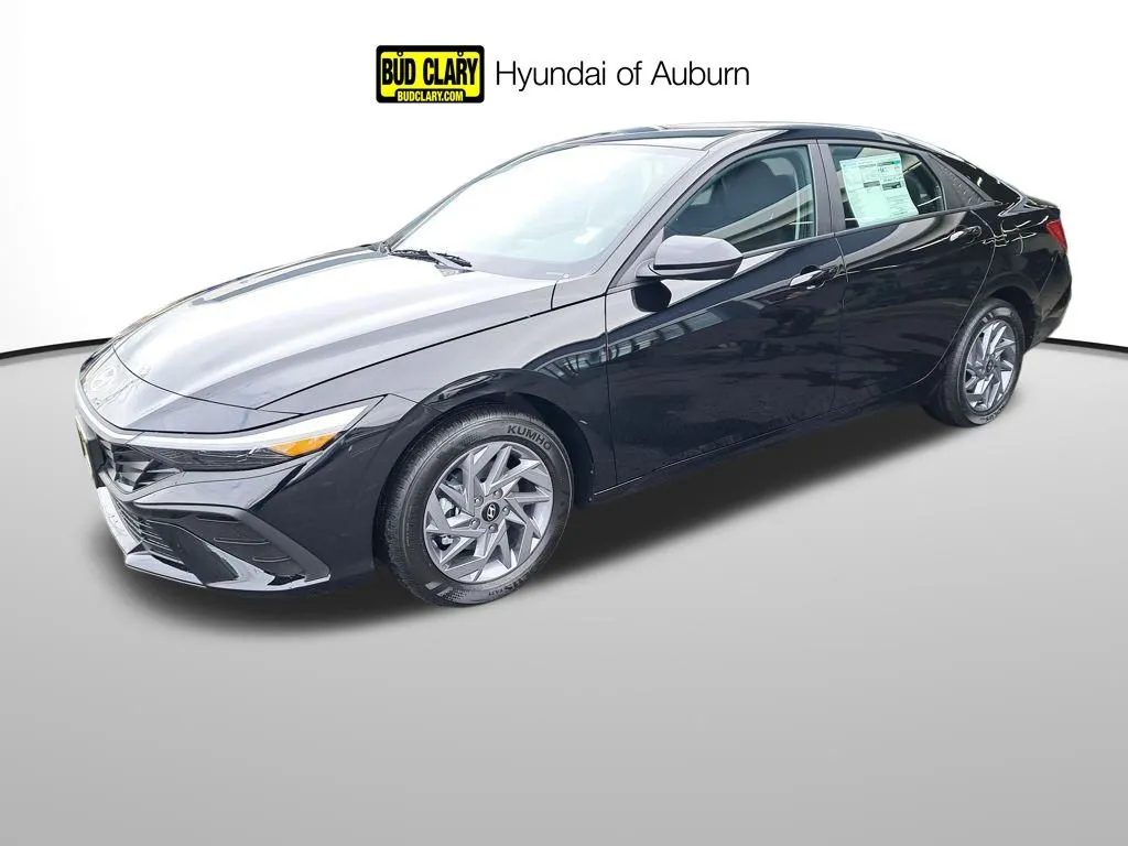 Black 2026 Hyundai Elantra Hybrid Blue for sale in Auburn, WA