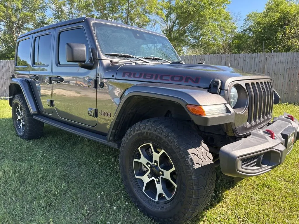 Gray 2021 Jeep Wrangler Unlimited Rubicon for sale in DeRidder, LA