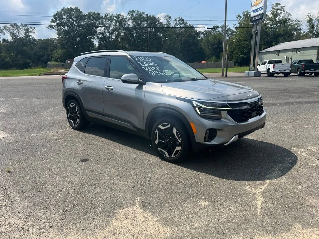 Gray 2024 Kia Seltos SX for sale in DeRidder, LA