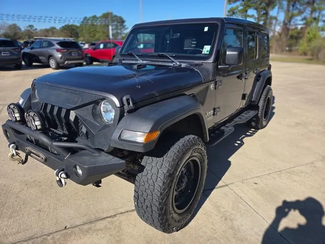 Gray 2021 Jeep Wrangler Unlimited Sport S for sale in Leesville, LA