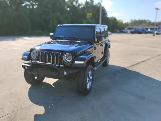 Black 2020 Jeep Wrangler Unlimited Sahara for sale in Leesville, LA