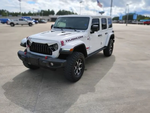 White 2022 Jeep Wrangler Unlimited Rubicon for sale in Leesville, LA