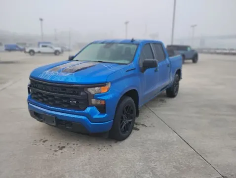 Blue 2023 Chevrolet Silverado 1500 Custom for sale in Leesville, LA