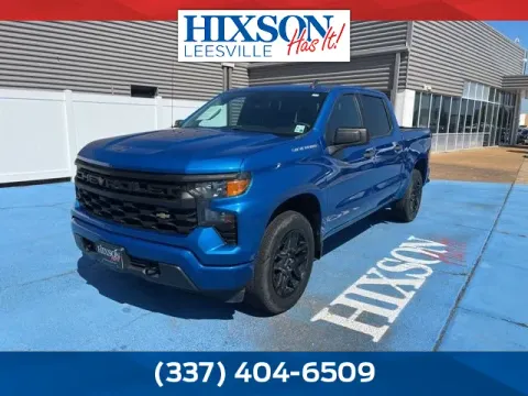 Blue 2022 Chevrolet Silverado 1500 Custom for sale in Alexandria, LA