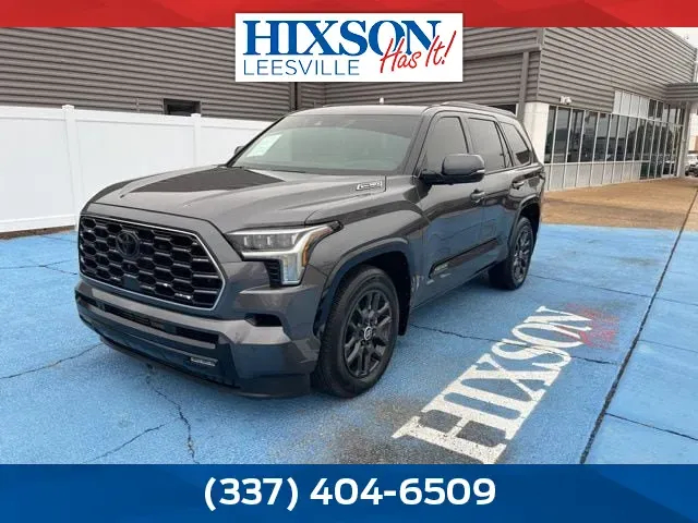 Gray 2024 Toyota Sequoia Platinum for sale in Alexandria, LA
