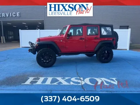 Red 2017 Jeep Wrangler Unlimited Sport for sale in Alexandria, LA