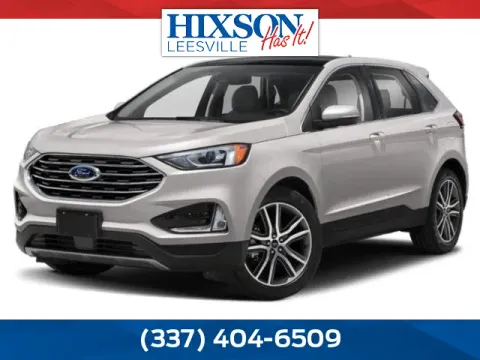 White 2019 Ford Edge Titanium for sale in Alexandria, LA