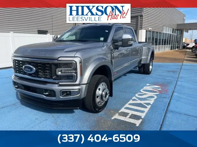 Silver 2024 Ford Super Duty F-450 DRW Platinum for sale in Alexandria, LA