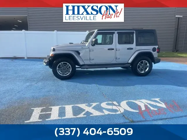 Silver 2019 Jeep Wrangler Unlimited Sahara for sale in Alexandria, LA