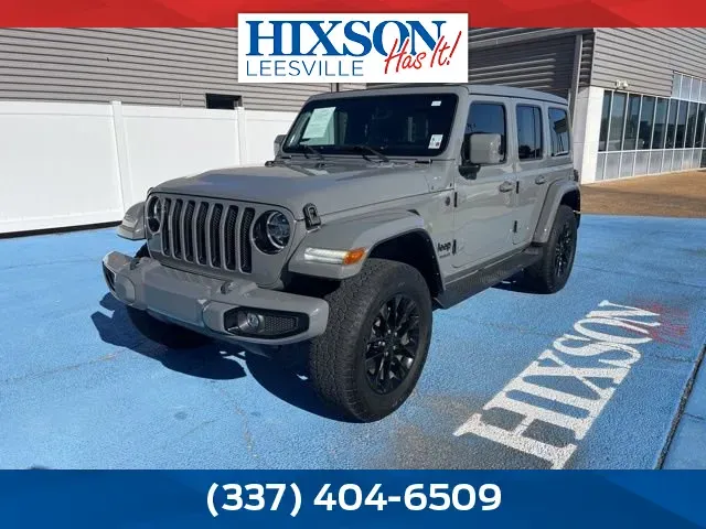 Gray 2021 Jeep Wrangler Unlimited Sahara High Altitude for sale in Alexandria, LA
