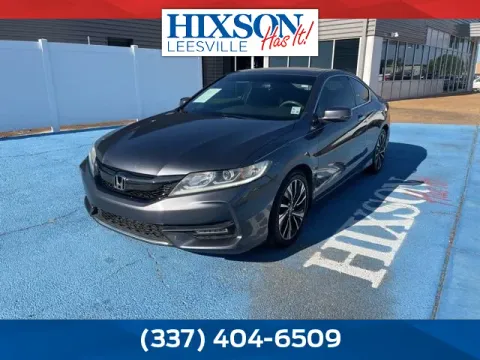 Gray 2017 Honda Accord Coupe EX-L for sale in Alexandria, LA