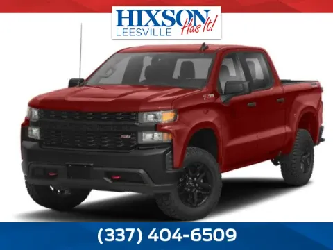 Silver 2019 Chevrolet Silverado 1500 Custom Trail Boss for sale in DeRidder, LA