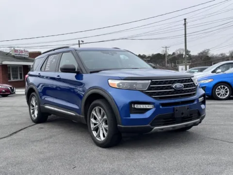 Blue 2021 FORD EXPLORER XLT for sale in Knoxville, TN