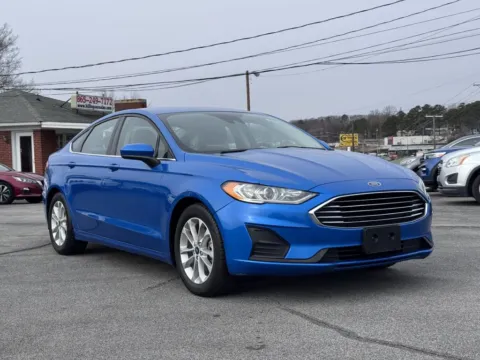 Blue 2019 FORD FUSION SE for sale in Knoxville, TN