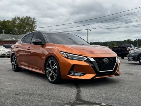 Orange 2021 NISSAN SENTRA SR for sale in Knoxville, TN