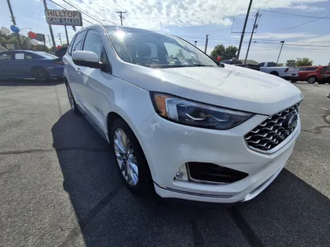 White 2020 FORD EDGE TITANIUM for sale in Knoxville, TN