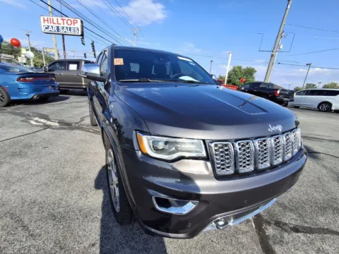 Gray 2021 JEEP GRAND CHEROKEE OVERLAND for sale in Knoxville, TN