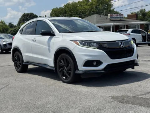 White 2021 HONDA HR-V SPORT for sale in Knoxville, TN
