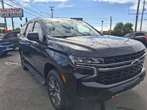 Black 2021 CHEVROLET TAHOE 1500 Z71 for sale in Knoxville, TN