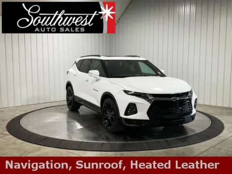 White 2019 Chevrolet Blazer RS for sale in Roanoke, IN