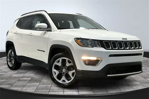 White 2021 Jeep Compass Limited for sale in Roanoke, IN