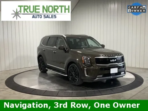 Green 2022 Kia Telluride SX for sale in Roanoke, IN