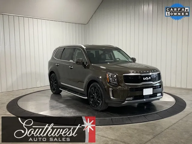 Green 2022 Kia Telluride SX for sale in Roanoke, IN