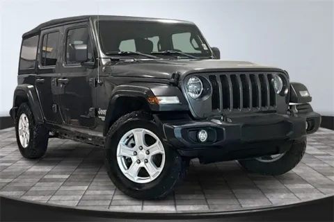 Gray 2021 Jeep Wrangler Unlimited Sport S for sale in Roanoke, IN