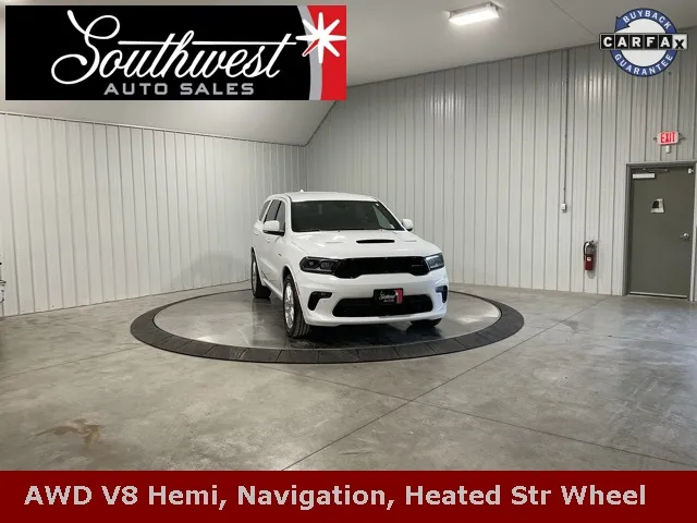 White 2022 Dodge Durango R/T for sale in Roanoke, IN