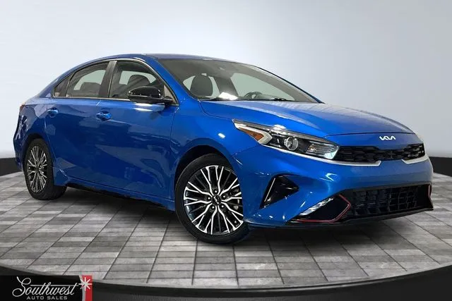 Blue 2023 Kia Forte GT-Line for sale in Roanoke, IN