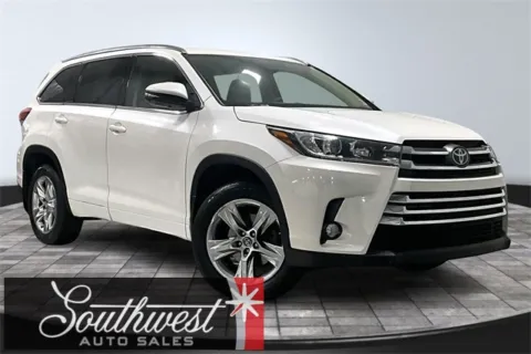 White 2017 Toyota Highlander Limited for sale in Roanoke, IN