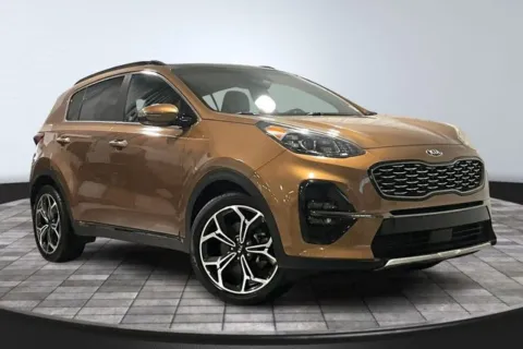 Beige 2021 Kia Sportage SX for sale in Roanoke, IN