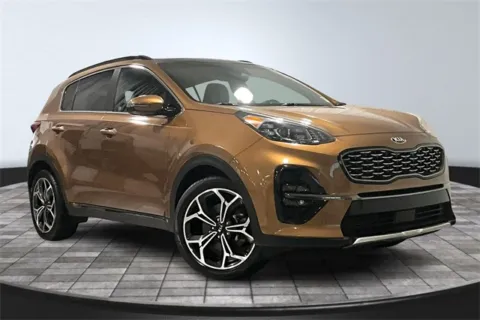 Beige 2021 Kia Sportage SX for sale in Roanoke, IN