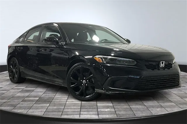 Black 2023 Honda Civic Sport for sale in Roanoke, IN